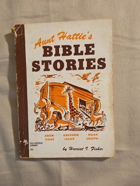 Aunt Hattie's Bible Stories - Cream and Brown Children's Book